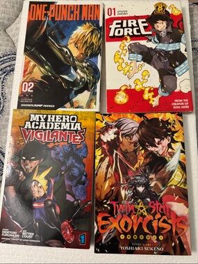 Lot of 4 assorted Manga Titles.